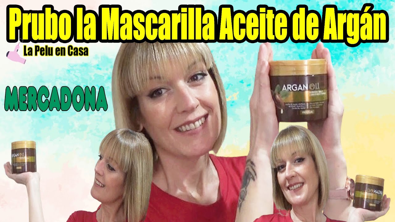 Mascarilla para cabello Seco y dañado Mercadona con Aceite de Argán | Qué hacer con el cabello seco