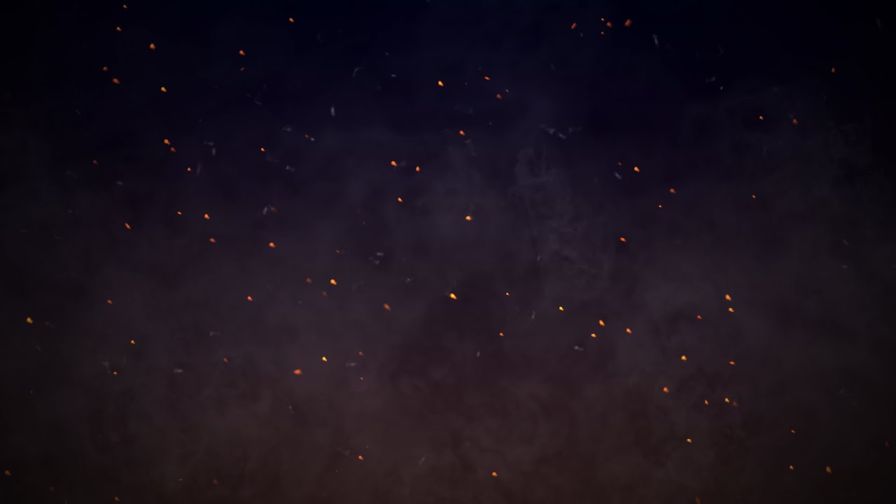 Peaceful Crackling Fire Embers & Smoke Background | Calming Screensaver for Relaxation & Focus