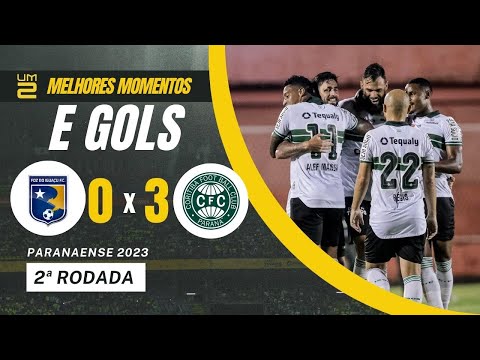 FOZ DO IGUAÇU 0X3 CORITIBA - GOLS E MELHORES MOMENTOS - PARANAENSE 2023