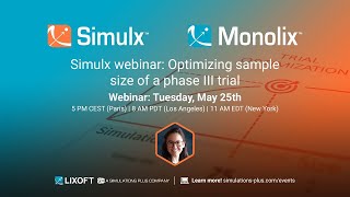 Simulx Webinar: Optimizing Sample Size of a Phase III trial