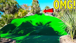 We Played the WORLD'S BIGGEST Mini Golf Hole!