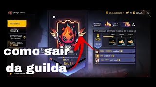 How To Leave A Free Fire Guild