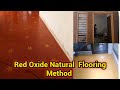 Best Flooring for home| Red Oxide natural and traditional flooring| tamil