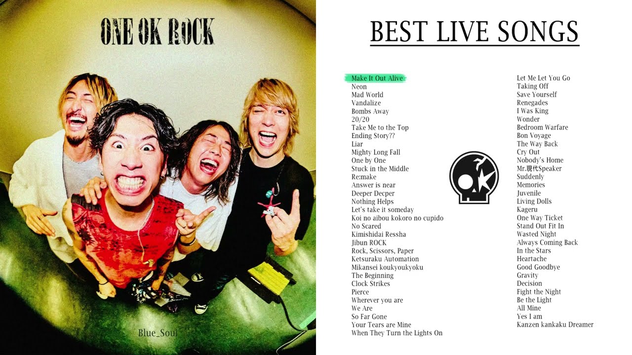 [PLAYLIST] ONE OK ROCK BEST SONGS | LIVE PERFORMANCE