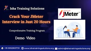 Crack Your JMeter Interview Demo video on 8th Dec 2025.call/WhatsApp us on+91-9133190573 to enroll