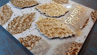 Sunny Designs Espresso 72 in. TV Console Fall Card Series 2016 | Day 3 of 10 | Concord & 9th with Simon Says Stamp Cozy Christmas