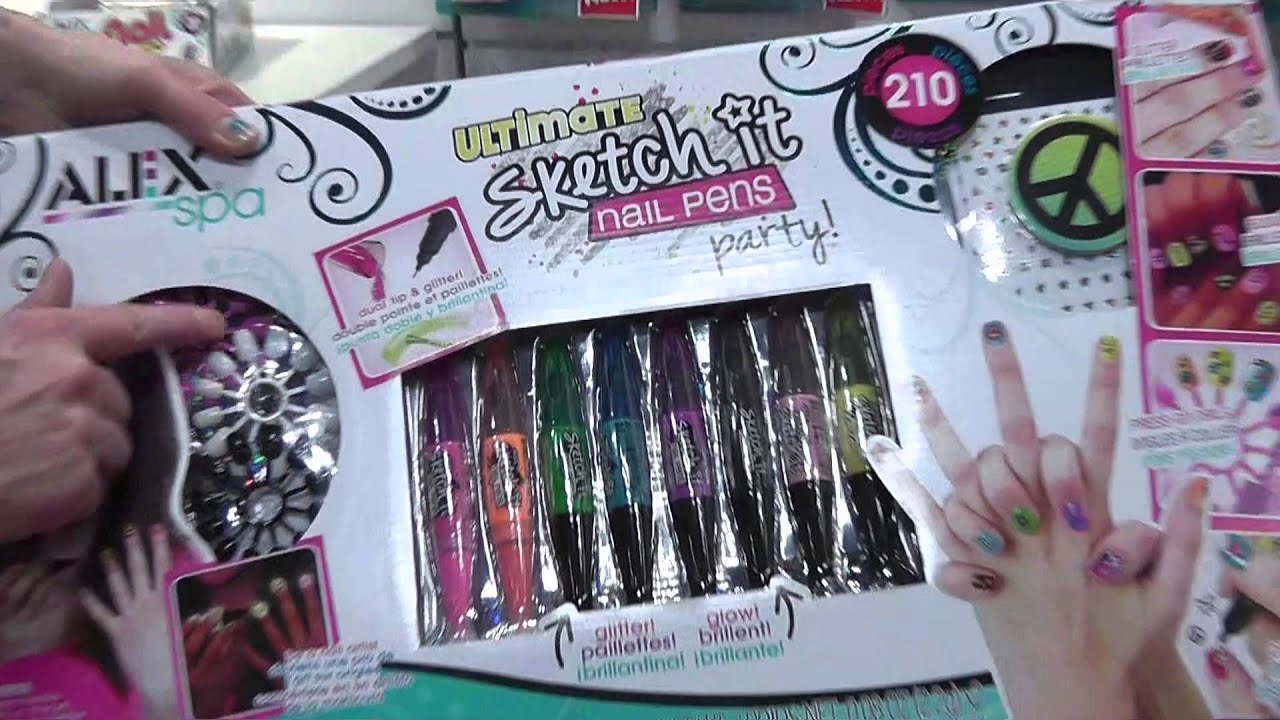 1. Alex Spa Sketch It Nail Pens Salon Set - wide 3