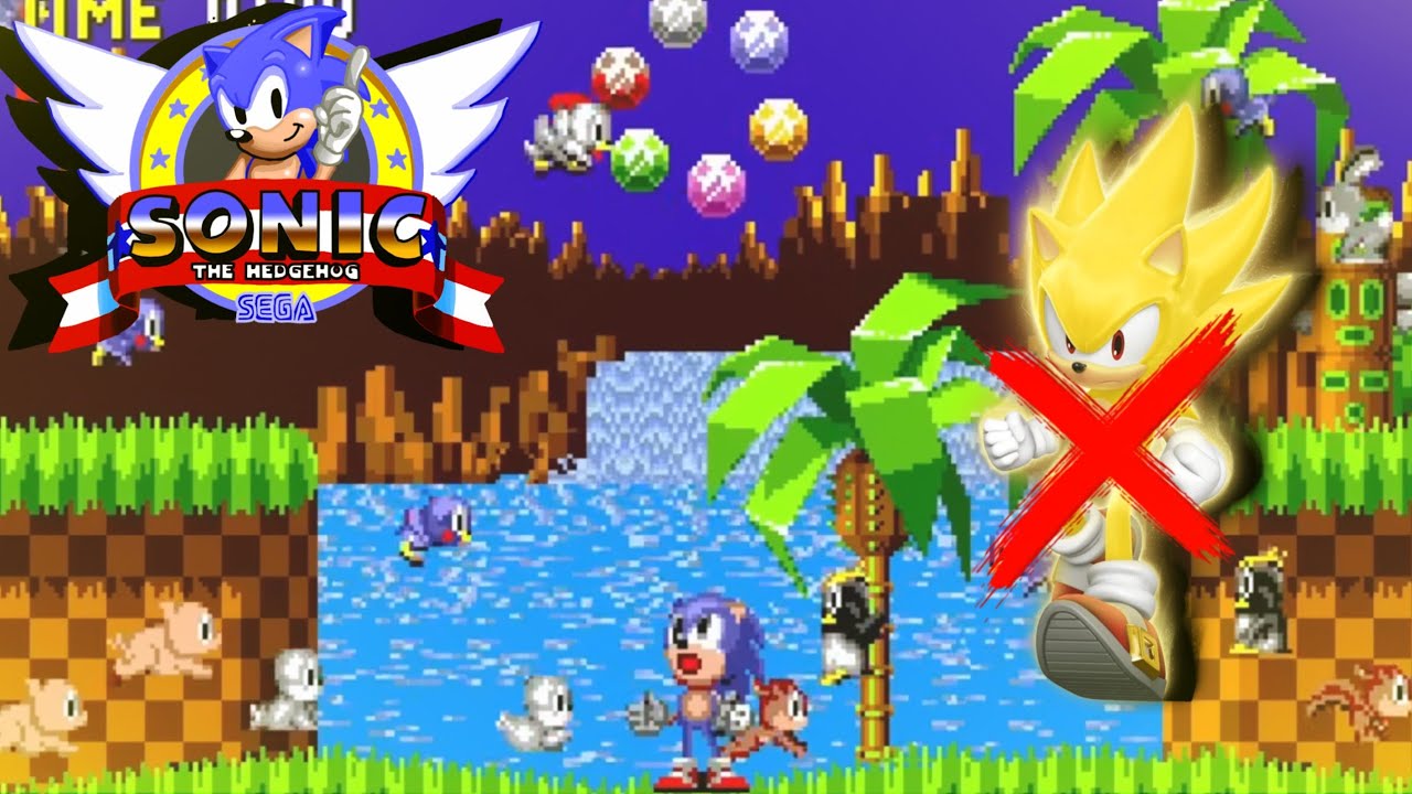 Final Verdadeiro de Sonic the hedgehog 1. (Todas as esmeraldas do caos)