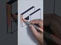 This video explains how to draw an advanced 3D shape on paper