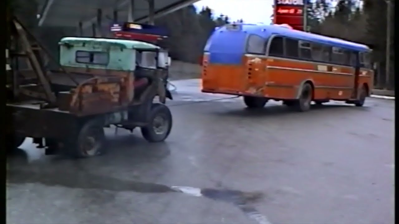 Tre veteraner fra Ødegaardens Bilruter i Bamble. RHF-Telemark