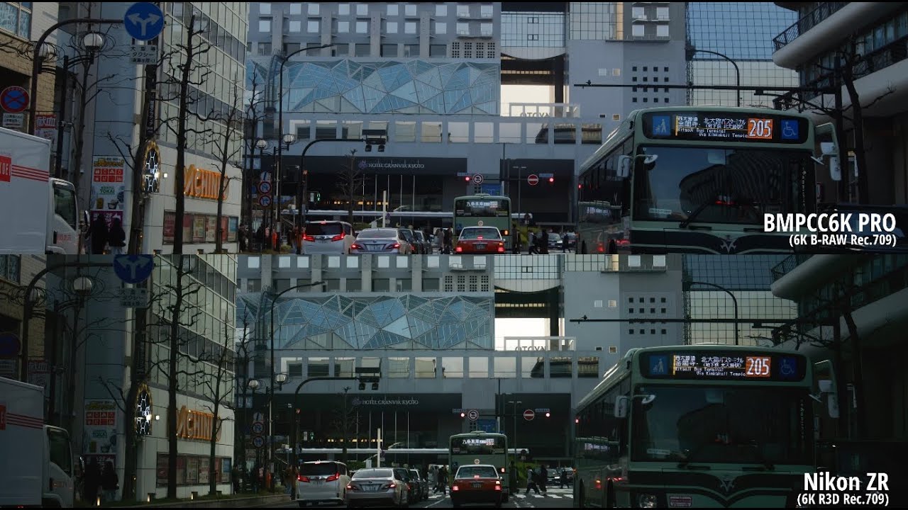 Nikon ZR & BMPCC 6K PRO comparison 比較映像