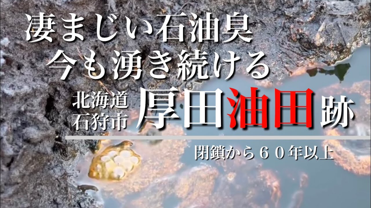地面から石油が湧き出てる！厚田油田の跡地へ行ってきました。北海道石狩市
