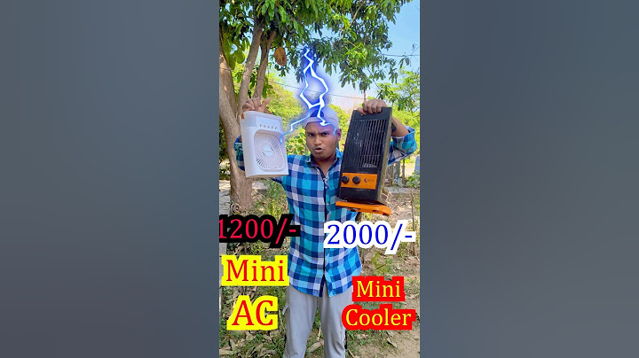Mini AC Vs Mini Cooler 🔥 #shorts #amazonfinds #miniac #minicooler