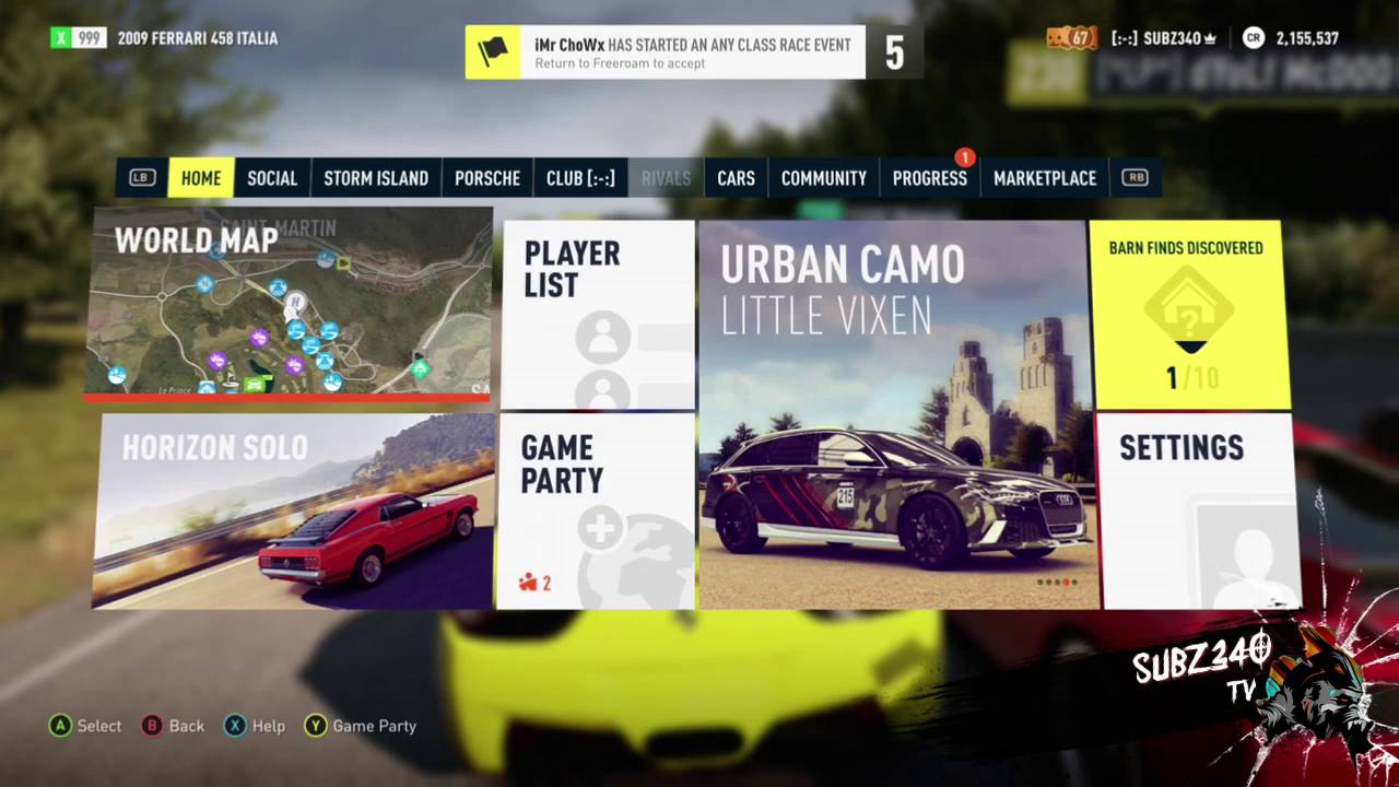 Forza Horizon 2 Multiplayer