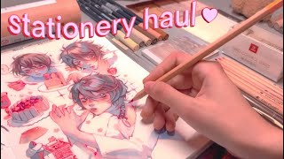 *.･ pintando con materiales asiáticos ･ﾟ* / watercolor w/ stationery pal