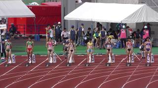 20171007 えひめ国体 少年女子B 100ｍ準決勝3組