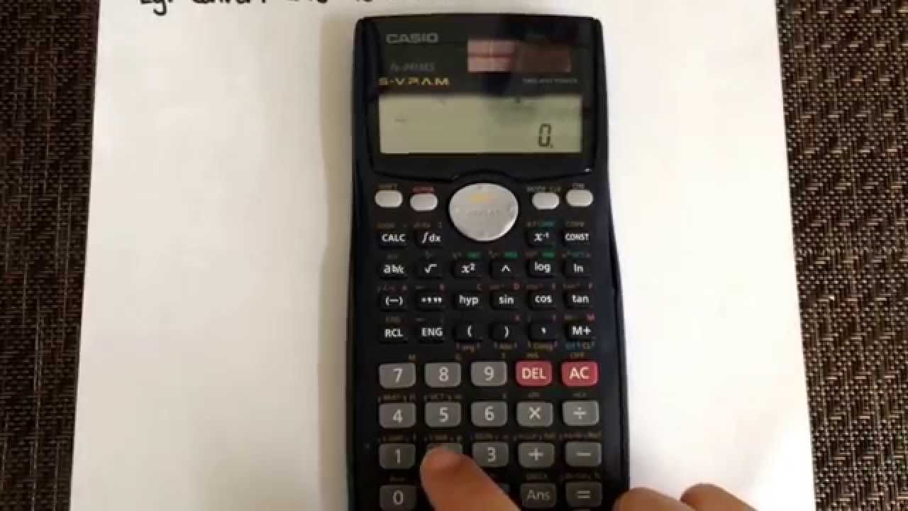 etiqueta Escudero Inseguro Converting from Degrees to Radians using the calculator (Casio fx-991MS) -  YouTube