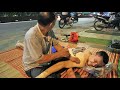 ASMR 2$ Highway massage in Vietnam, Ho Chi Minh