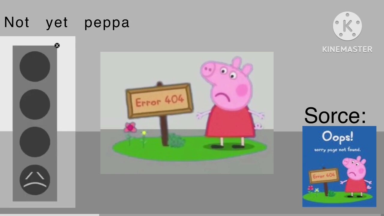 Something Went Wrong Island | not yet peppa ANIMATED