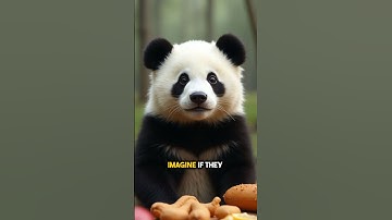 Pandas Are Secretly Carnivores#PandaFacts #Wildlife#DidYouKnow #Pandas#Shorts#NatureLovers#FunFacts