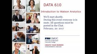 DATA 610 Watson Analytics Overview Spring 2017, February 20