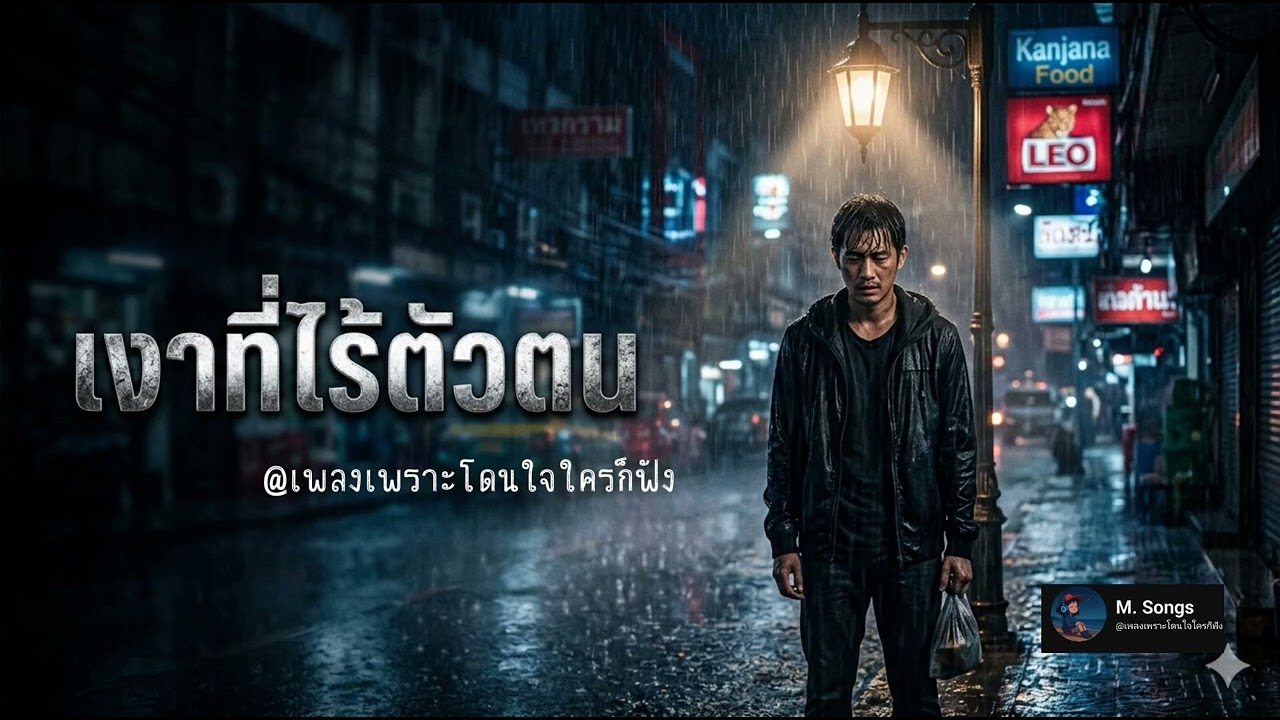 เงาที่ไร้ตัวตน @เพลงเพราะโดนใจใครก็ฟัง 