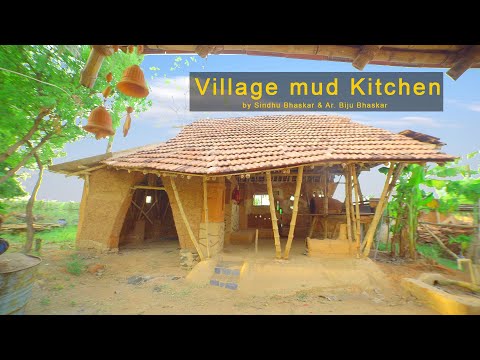 Village Mud Kitchen |Lime crete Roof | Wattle & Cob | Traditional Construction Technology