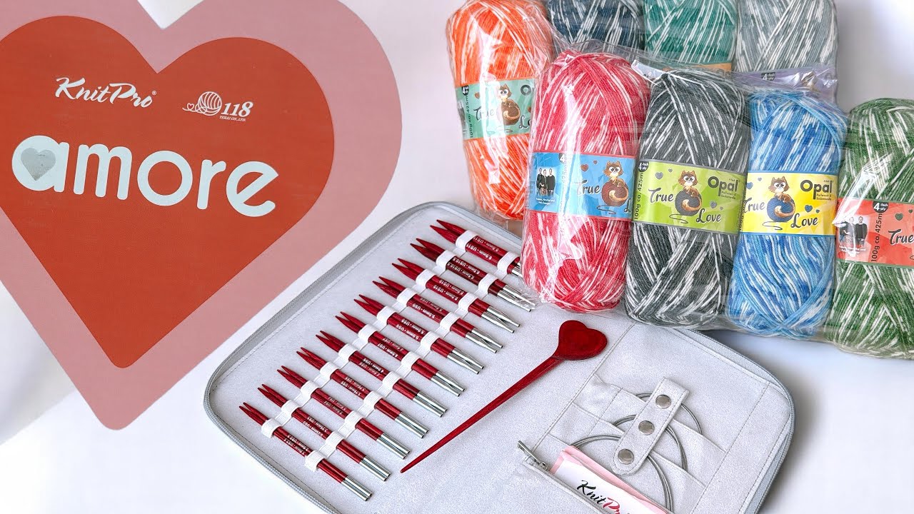 Knitproアモーレ｜Opal毛糸復刻版TrueLove【紹介動画／切替輪針セット／ソックヤーン】