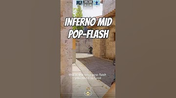 The BEST Inferno Mid Pop-Flash - CS2 #shorts #cs2