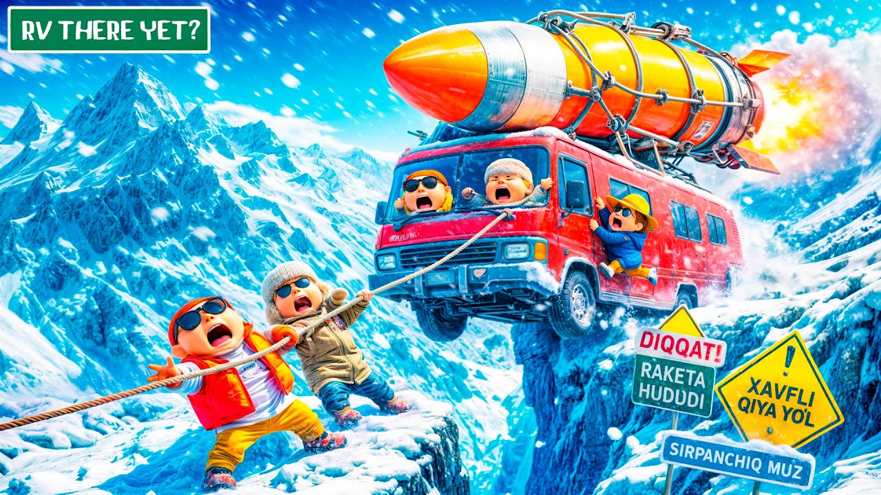 MASHINAMIZ RAKETA BO'LIB UCHDI! ENG QIYIN VA EKSTRIMAL YO'LLARDAN O'TDIK IQ 999 (RV THERE YET?)