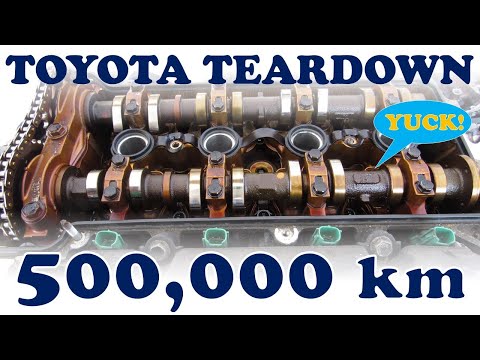 What's inside a 500,000 km Toyota Engine?