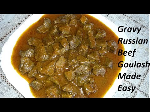 Video: Pagluluto ng beef goulash na may gravy