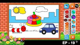 Coloring Games for Kids 🎨 | Fun Paint, Color by Numbers & Drawing Game for Toddlers (EP - 19) screenshot 5