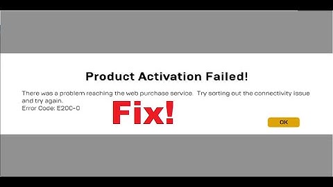 How To Fix Epic Games Product Activation Failed Error Code E200-0