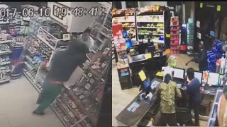 Convenience store robbers take off with cash, beer