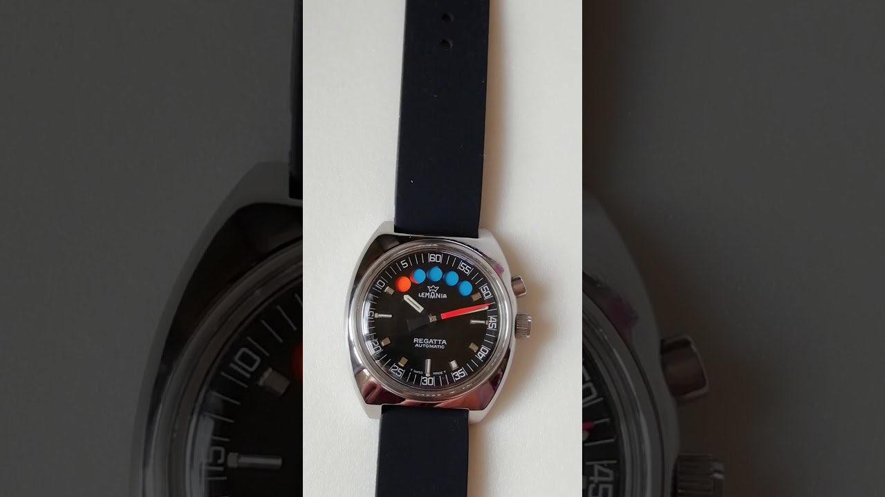 Lemania regatta watch