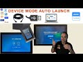 Techzoom device mode auto launch