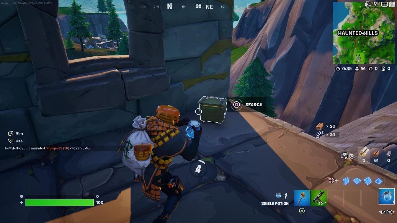 Fortnite OG Map Haunted Hills Solo Win 