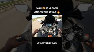 Magic of ND Filter 🤩🔥 Telesin ND Filter for GoPro #ndfilters #telesin #motovlog #cinematic #shorts