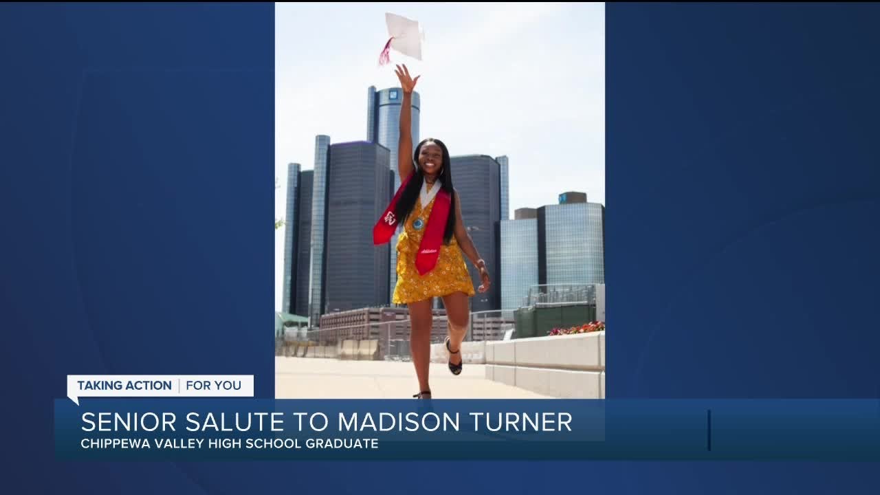 Wxyz Senior Salutes Madison Turner Youtube