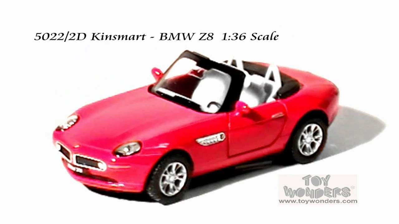 BMW Z8 Soft Top/Open Top Convertible 5022/2WR 1/36 scale Kinsmart