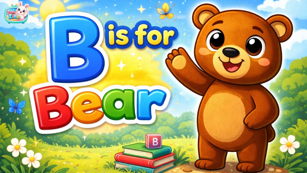 ABC Song – B is for Bear 🐻 | Alphabet Learning for Kids P4 - YouTube