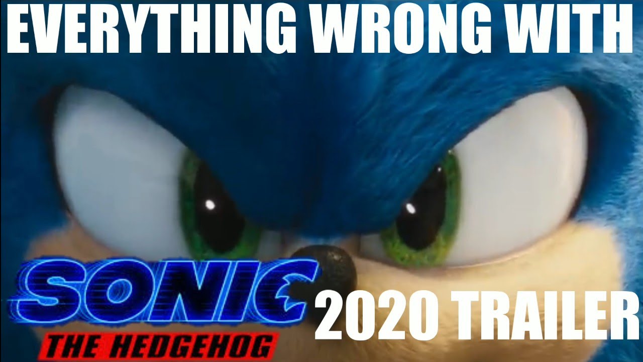 EVERYTHING WRONG WITH Sonic The Hedgehog (2020) New Official Trailer