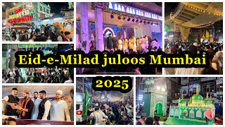 Eid-e-Milad 2025 | Mumbai juloos | Masha Allah | bht crowd tha | 1500 saala jashn |