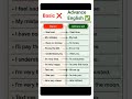 Basic vs advance English #englishlanguage #english