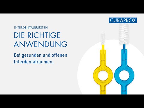 INTERDENTALBÜRSTEN - DIE RICHTIGE ANWENDUNG (Instruktionsvideo DE)