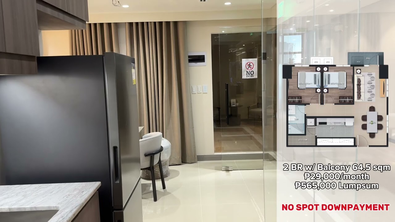 Imagine living in 2 Bedroom with Balcony 64.5 sqm of Laurent Park | No Spot Downpayment in 24 months