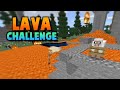 Minecraft But Every Grass Block Becomes Lava