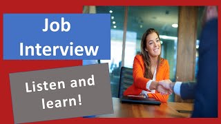 English conversation at a job interview | listen and learn interview questions screenshot 3