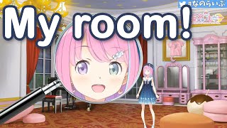 【Hololive / English sub clip】A tiny Himemori Luna explores her new room.